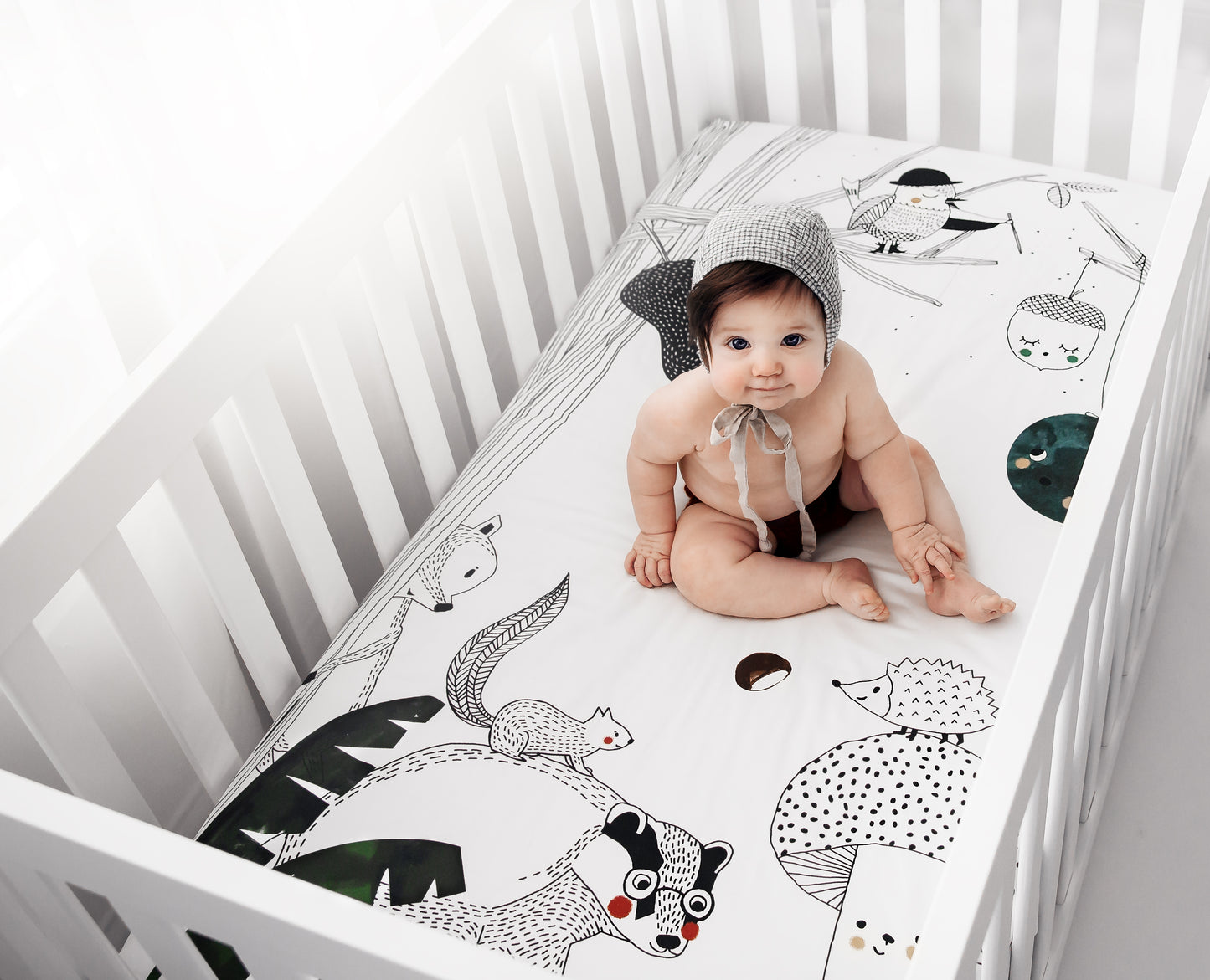 Baby laken- Rookie Humans, Woodland Dreams