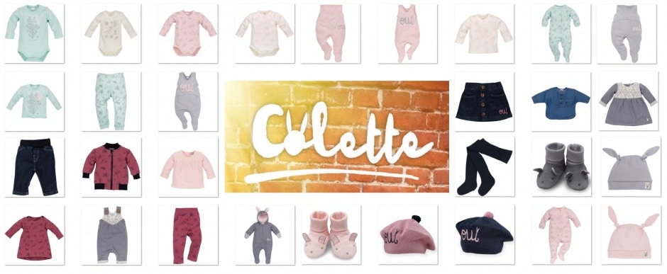 Nyfødt baby sett, Colette, 6 deler, str: 56, 62