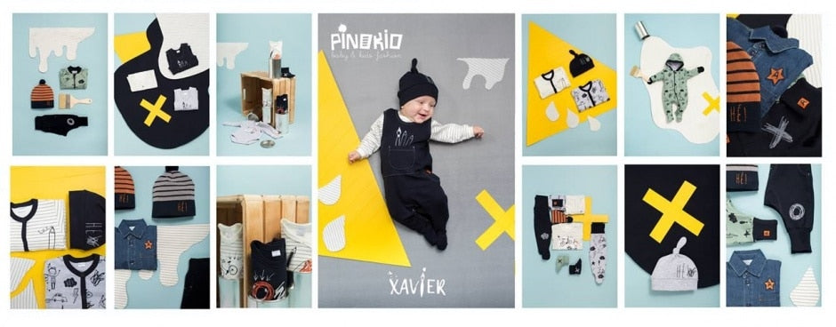 Nyfødt baby sett, Xavier, 7 deler, str: 56,62