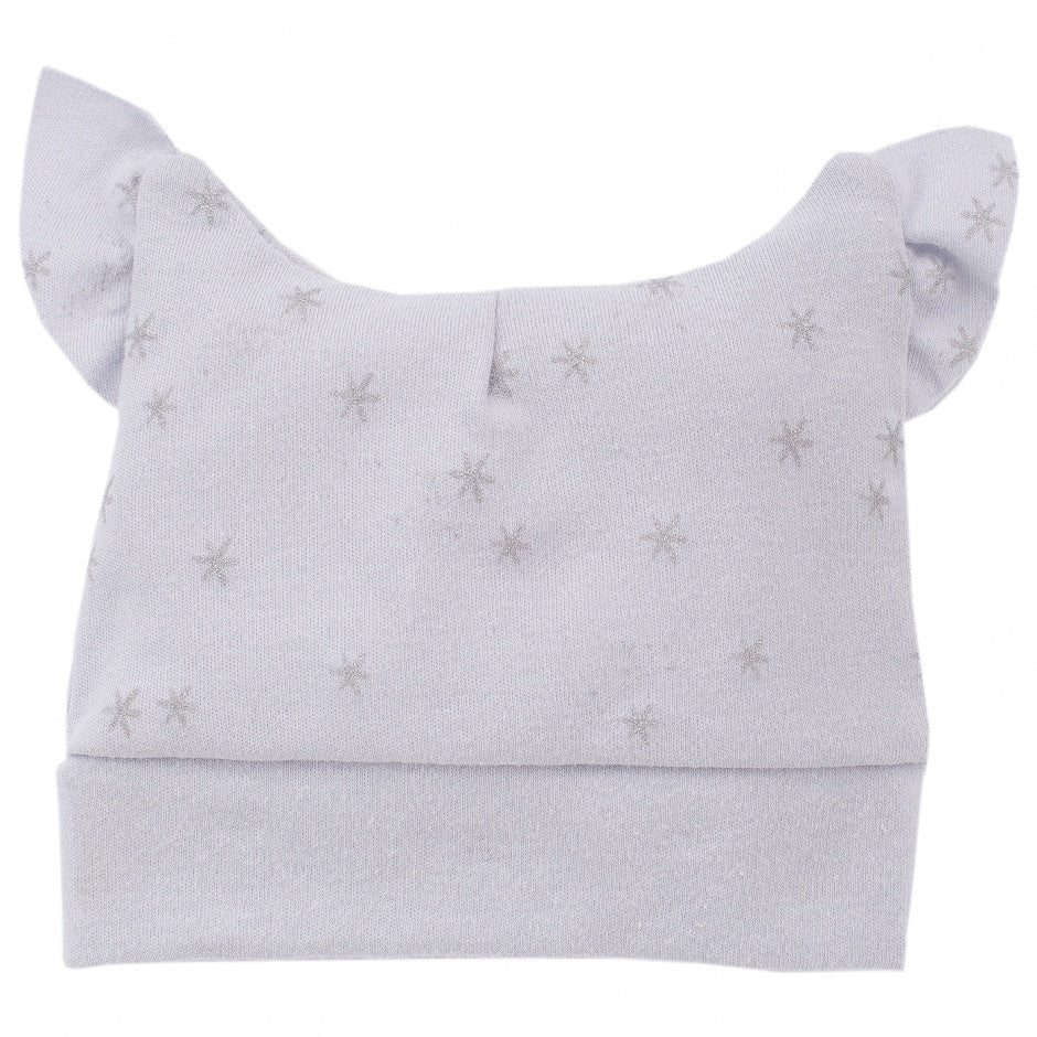 Nyfødtlue Magic, 100% bomull, lilla med stjerner