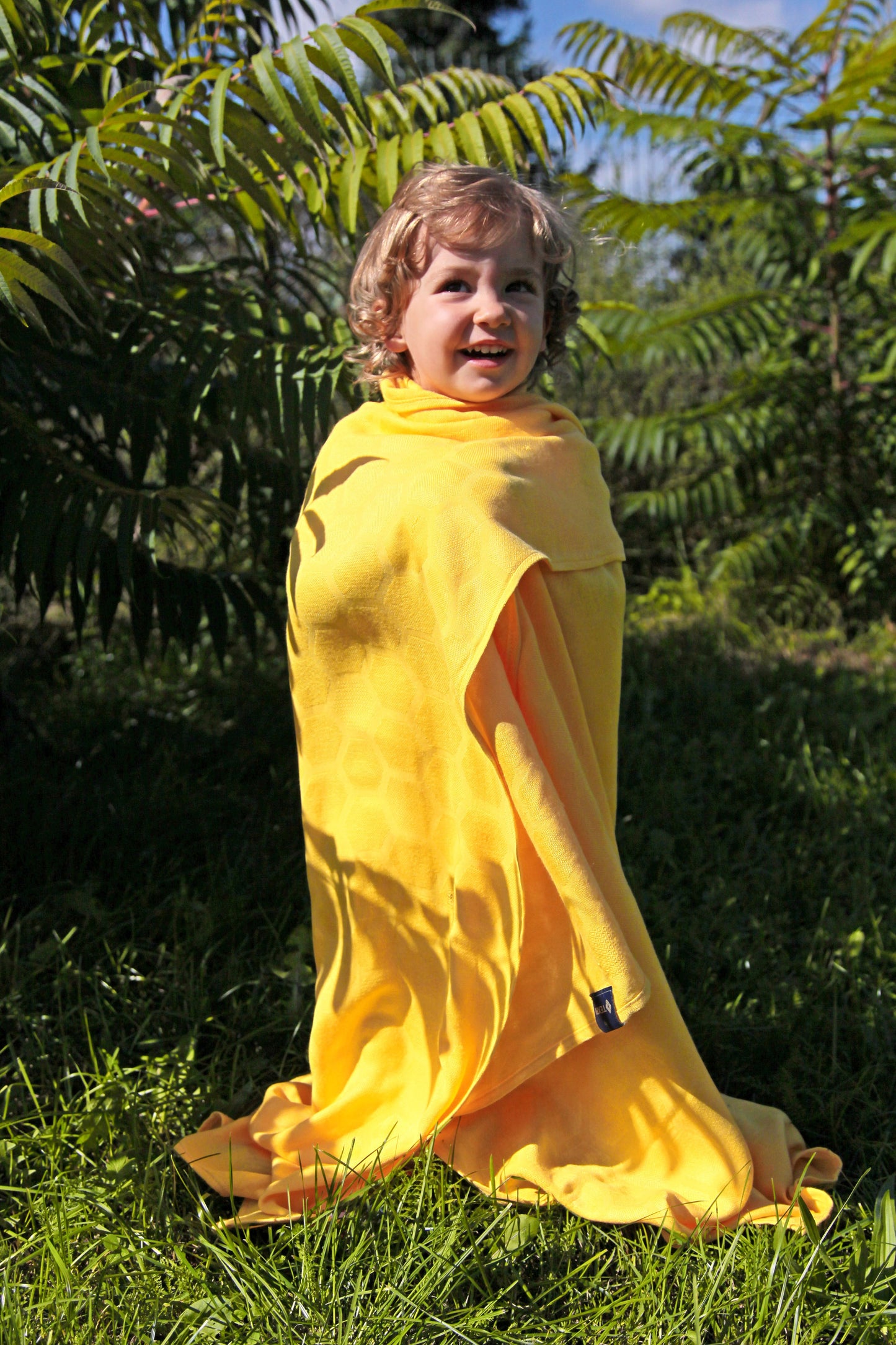 Bambus Swaddle, Honeycombs Solar, 3 str: 30x30, 75x75, 120x120