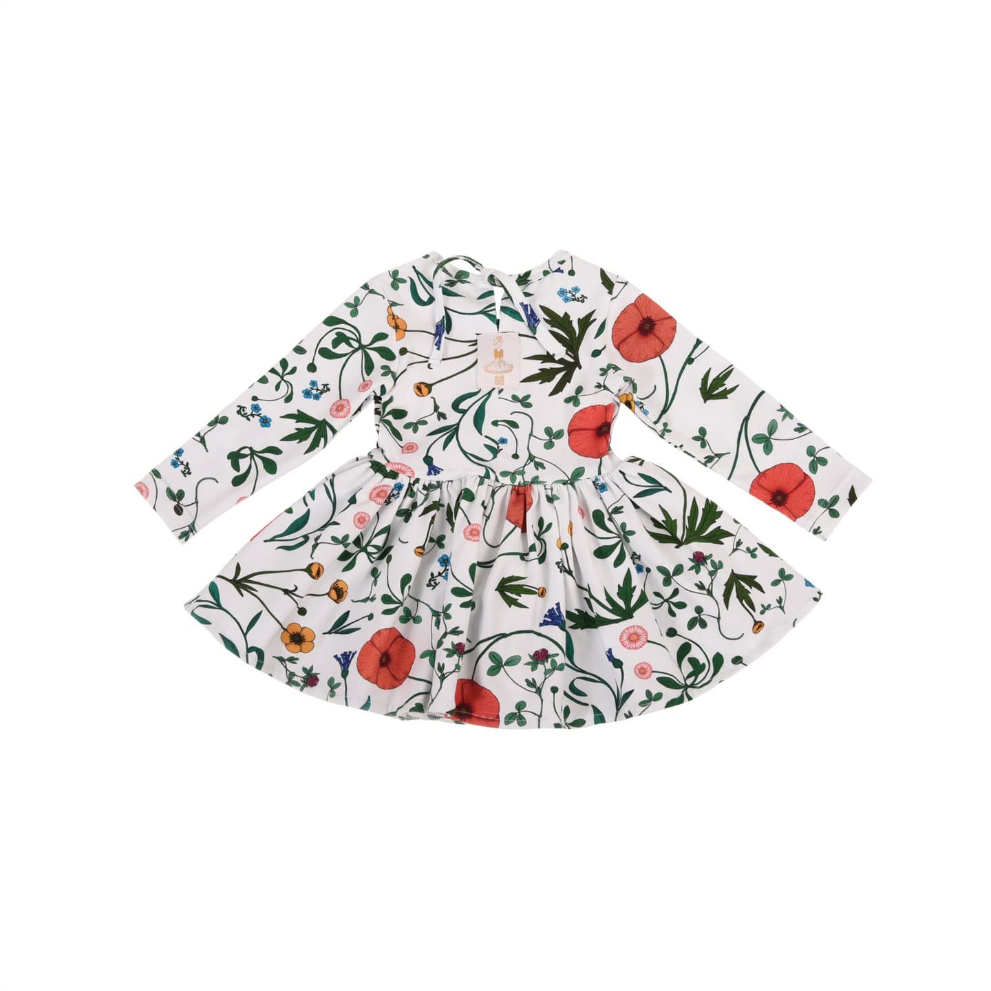 Mazovian Flowers kjole, blomstret, str 80-110