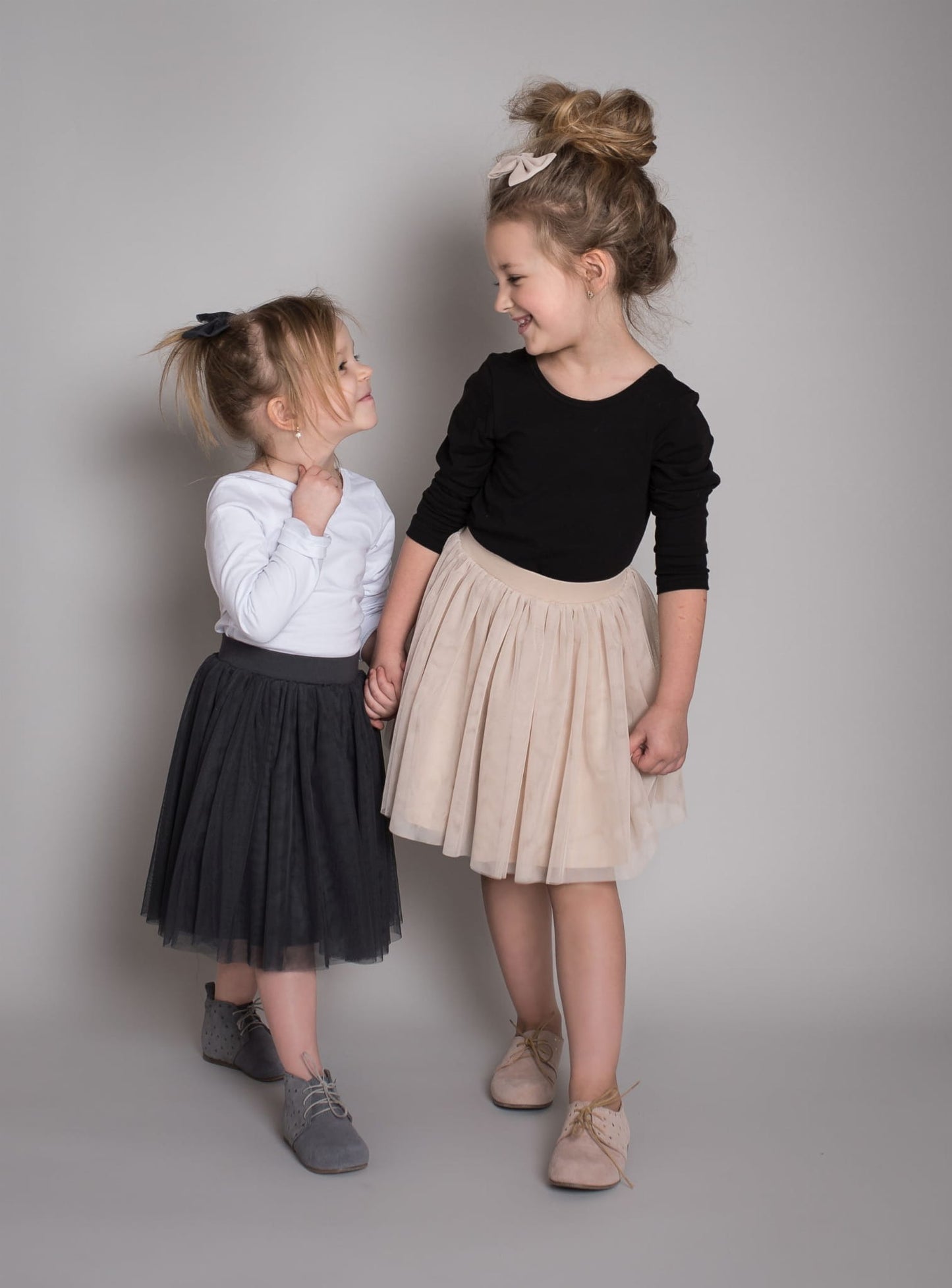 Bodysuit med lange ermer Ballerina, hvit, str 80-122