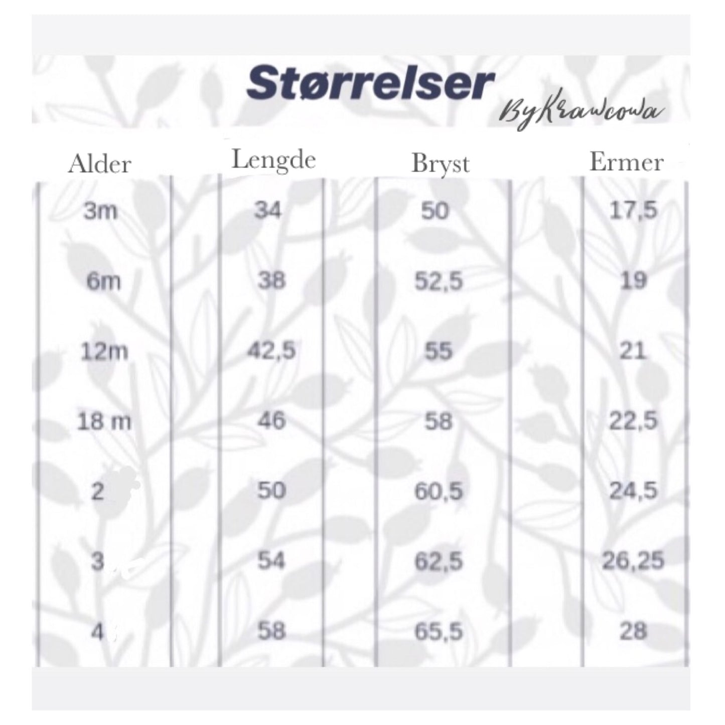 Babykjole & Dukke sett, Stefania, str 3mnd-3år