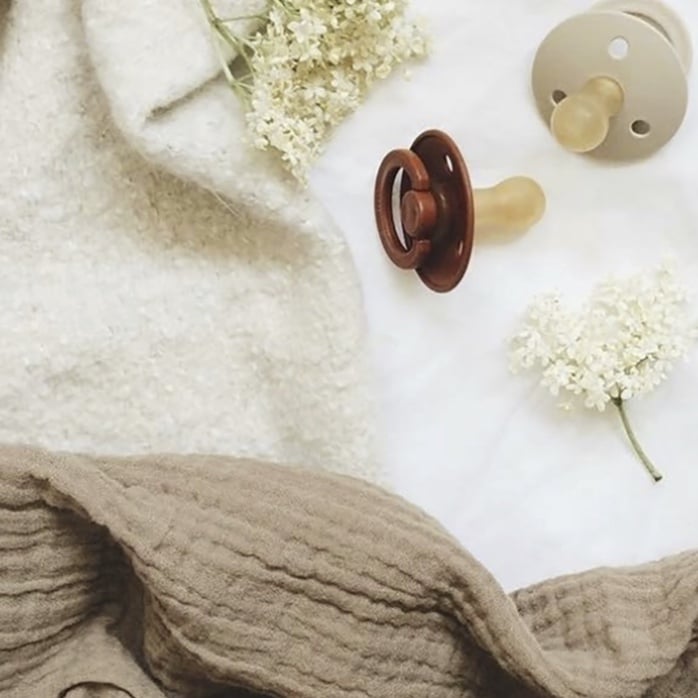 Str.2: 6-18mnd; BIBS colour smokk 2-pk, Iron/Beige