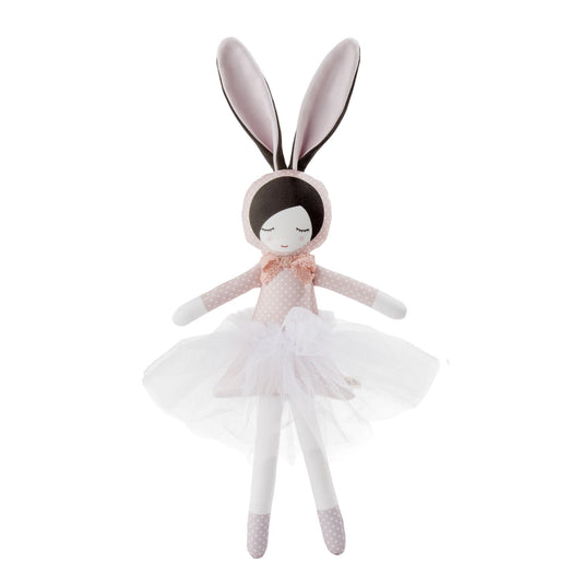 Ballerina Bunny fra PaniPieska, rosa, 46cm