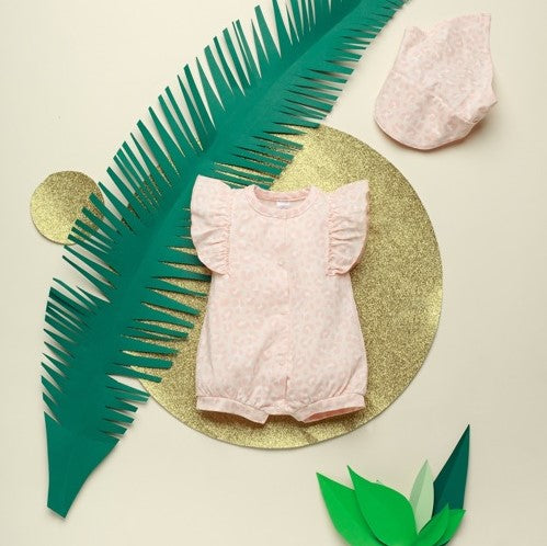 Baby romper Sweet Panther, rosa, str 62-68