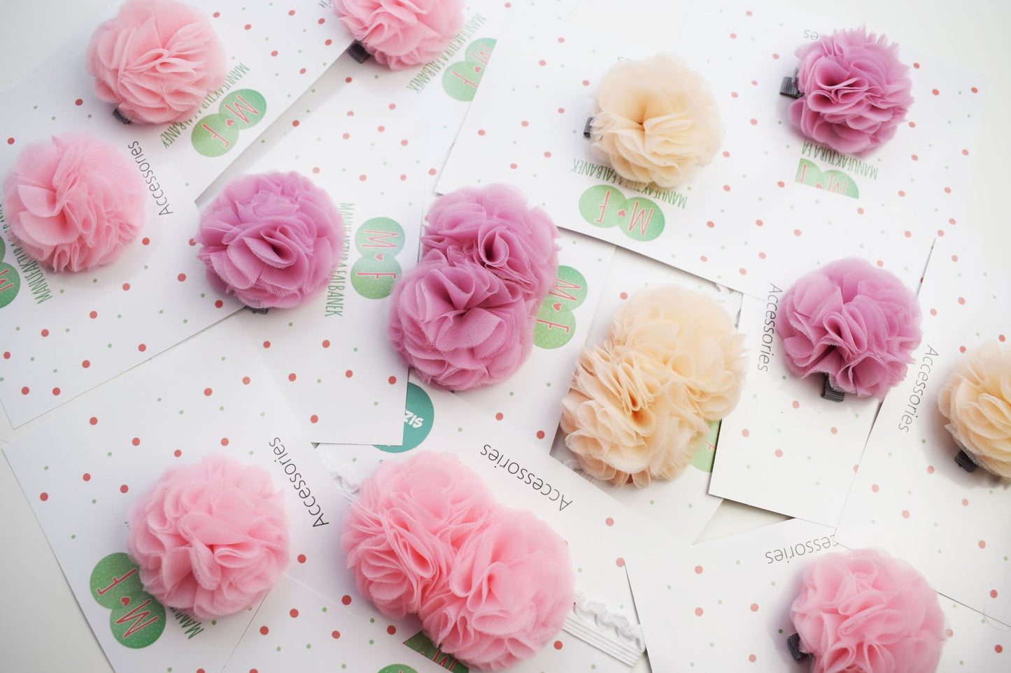 Hårspenne Tyll, lilla