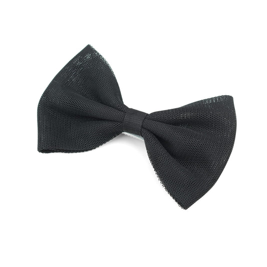 Hårspenne i tyll, Bow, sort