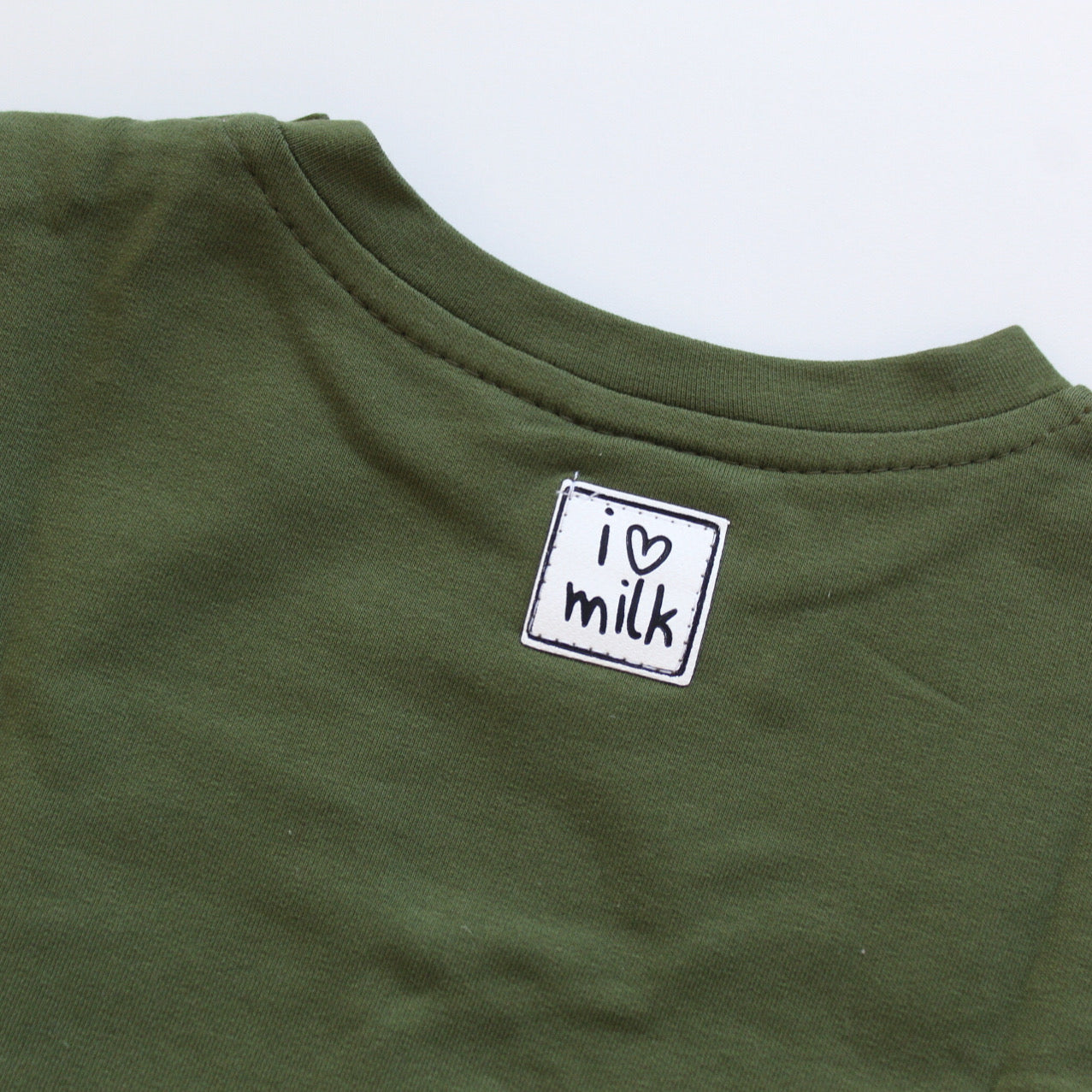 Oh Deer bomull sweatshirt, grønn, strl.62-128